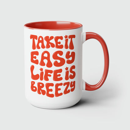 Take It Easy Jumbo Mug