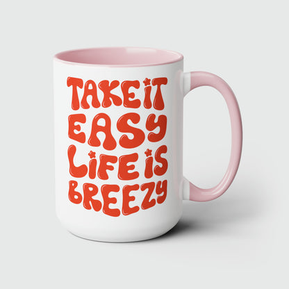 Take It Easy Jumbo Mug